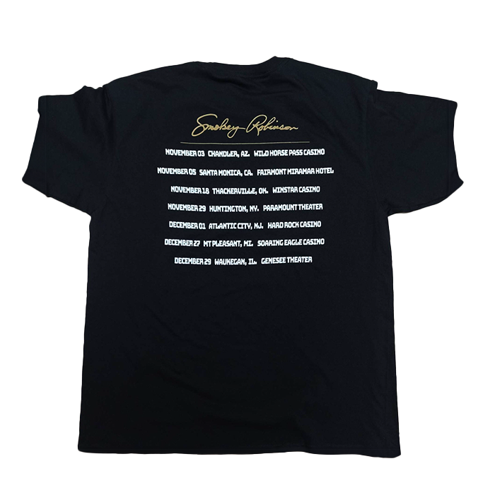 Smokey Robinson - Gasms T-shirt - Black