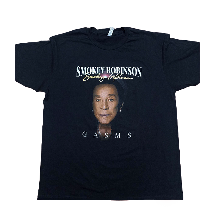 Smokey Robinson - Gasms T-shirt - Black